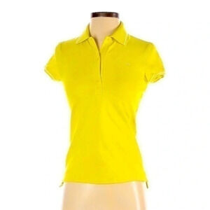 Armani Exchange short sleeve polo yellow XXS EUC